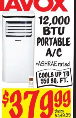 Ollie's Magnavox 12,000 btu portable a/c offer