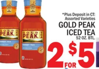C Town Gold peak iced tea offer