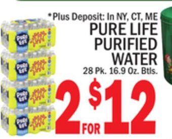 C Town Pure life purified water offer