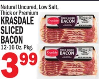C Town Krasdale sliced bacon offer
