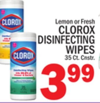 C Town Clorox disinfecting wipes offer