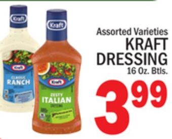 C Town Kraft dressing offer