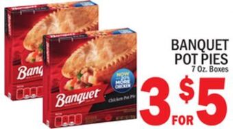 C Town Banquet pot pies offer