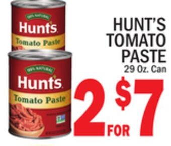 C Town Hunt's tomato paste offer
