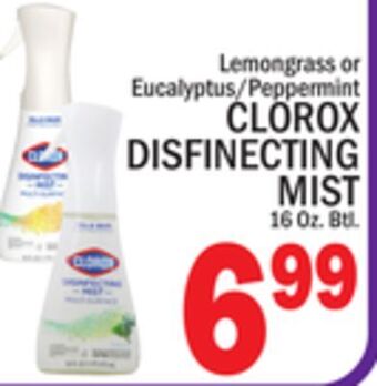 C Town Clorox disfinecting mist offer