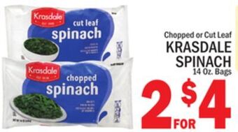 C Town Krasdale spinach offer