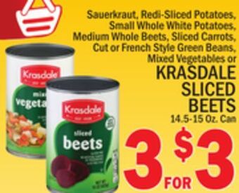 C Town Krasdale sliced beets offer