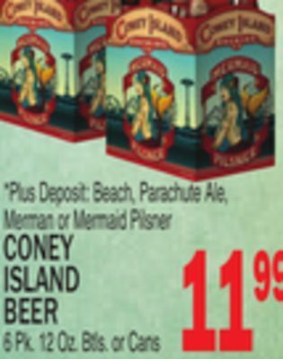 C Town Coney island beer offer