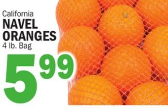 C Town Navel oranges offer