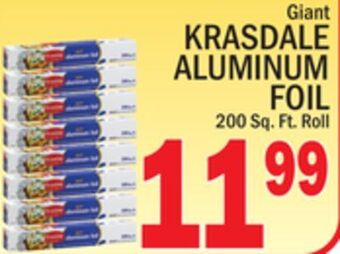 C Town Krasdale aluminum foil offer