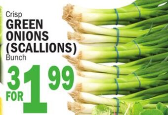 C Town Green green onions offer