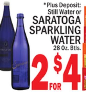 C Town Saratoga sparkling water offer