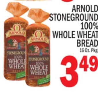 C Town Arnold stoneground 100% whole wheat bread offer