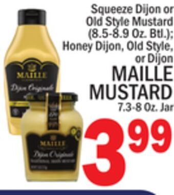 C Town Maille mustard 7.3-8 oz. jar offer