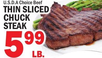 C Town Thin sliced chuck steak offer