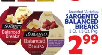 Bravo Supermarkets Sargento balanced breaks offer