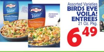 Bravo Supermarkets Birds eye voila! entrees offer