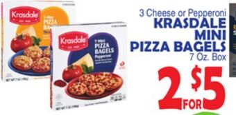 Bravo Supermarkets Krasdale mini pizza bagels offer