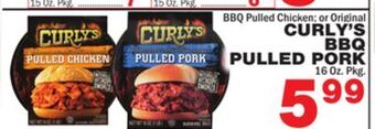 Bravo Supermarkets Curly's bbq pulled pork offer