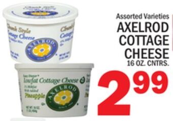C Town Axelrod cottage cheese offer