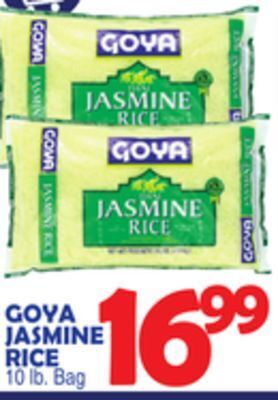Bravo Supermarkets Goya jasmine rice offer