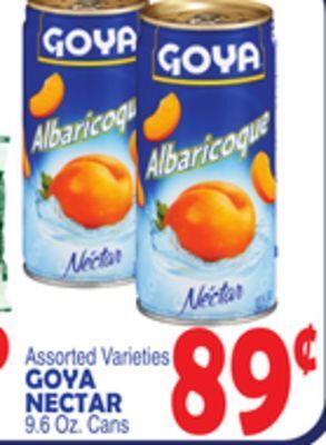 Bravo Supermarkets Goya nectar offer