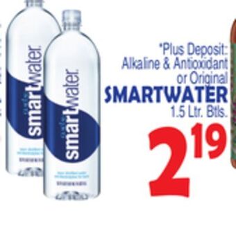 Bravo Supermarkets Smartwater offer