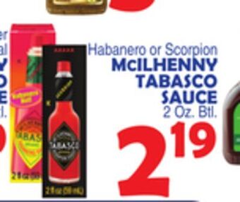 Bravo Supermarkets Mcilhenny tabasco sauce offer
