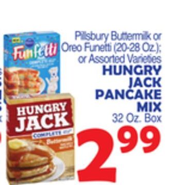 Bravo Supermarkets Hungry jack pancake mix offer