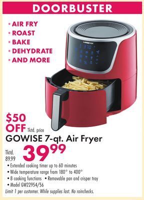 Boscov's Gowise 7-qt. air fryer offer
