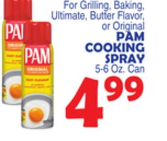 Bravo Supermarkets Pam cooking spray offer