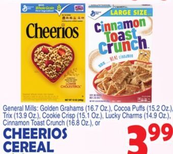 Bravo Supermarkets Cheerios cereal offer