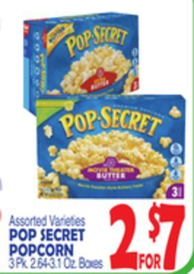 Bravo Supermarkets Pop secret popcorn offer