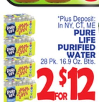 Bravo Supermarkets Pure life purified water offer