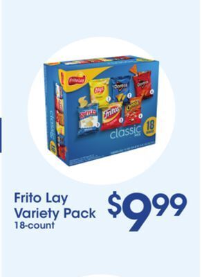 Price Rite Frito lay variety pack offer