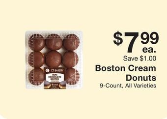 Fairway Store Market Boston cream donuts offer