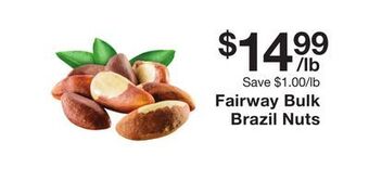 Fairway Store Market Fairway bulk brazil nuts offer