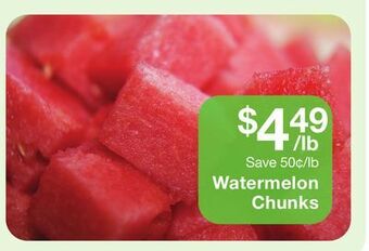 Fairway Store Market Watermelon chunks offer