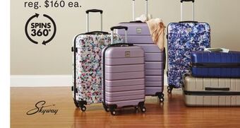 JC Penney Skyway everett 20 hardside carry-on luggage offer