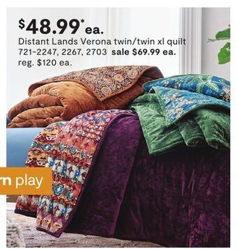 JC Penney Distant lands verona twin/twin xl quilt offer