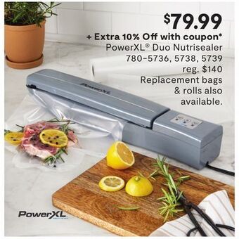 JC Penney Powerxl® duo nutrisealer offer