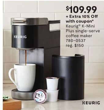 JC Penney Keurig® k-mini plus single-serve coffee maker offer