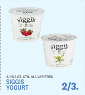 Kings Food Markets Siggis yogurt offer
