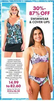 Boscov's Swimwear coverups offer