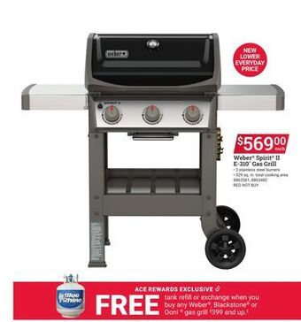 Ace Hardware Weber® spirit® ii e-310™ gas grill offer
