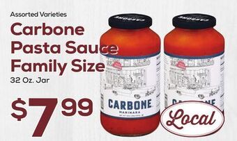 DeCicco & Sons Carbone pasta sauce family size offer