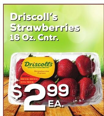 DeCicco & Sons Driscoll's strawberries offer