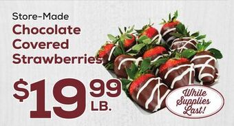 DeCicco & Sons Chocolate covered strawberries offer