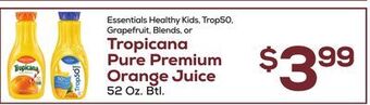 DeCicco & Sons Tropicana pure premium orange juice offer