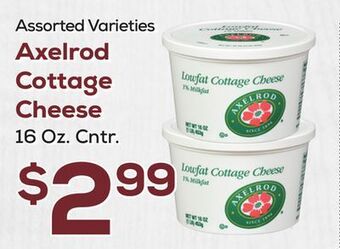 DeCicco & Sons Axelrod cottage cheese offer